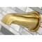 Kingston Brass Tub and Shower Faucet, Brushed Brass, Wall Mount KBX8137DKL - alternate 3